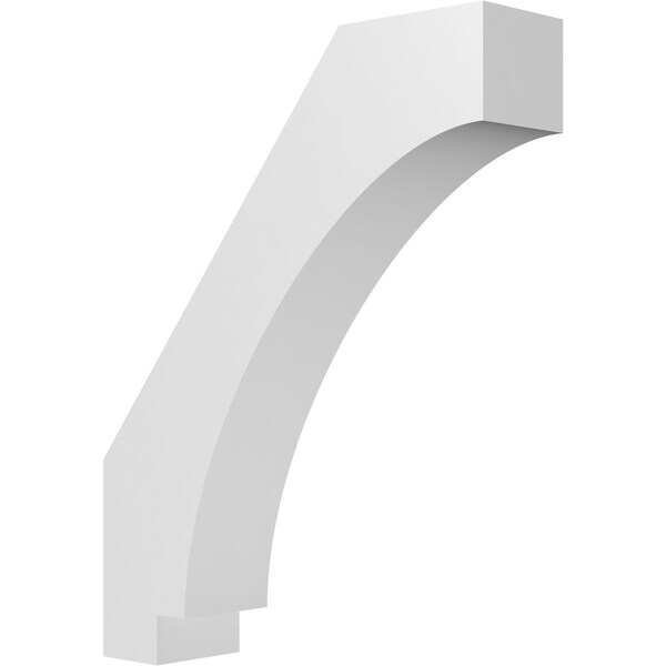 Ekena Millwork 5 1/2-in. W x 22-in. D x 28-in. H Imperial Architectural Grade PVC Knee Brace BRCP055X22X28IMP - main